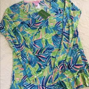 NWT Lilly Pulitzer linen sweater